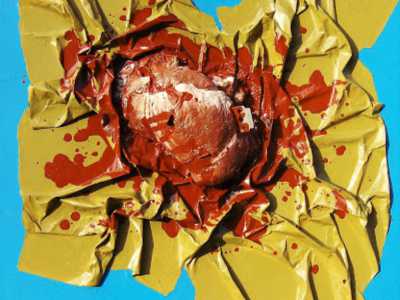 �Buon appetito�,  in cui il cuore � �servito� nella carta del pane come metafora delle ordinarie scene di violenza propinate in tv durante l�ora di pranzo o cena